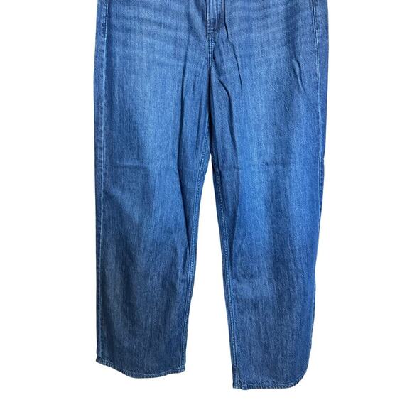 Rag And Bone Lori Mid Rise Wide Leg Jeans Dark Wash Blue Size 28 - Picture 6 of 14